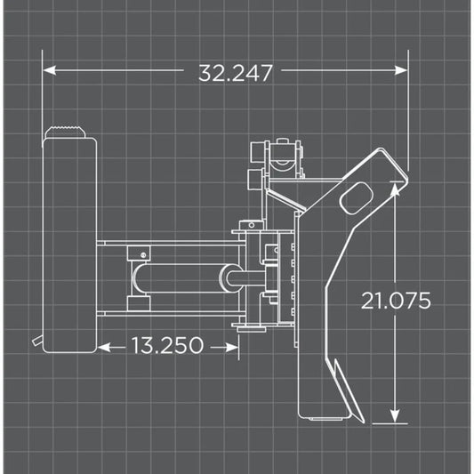 Loflin Fabrication 6-Way Skid Steer Dozer Blade