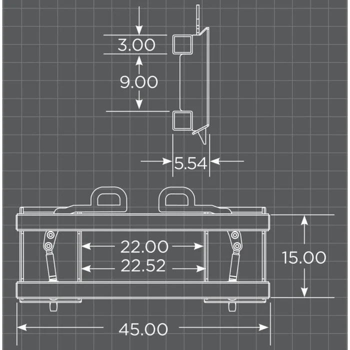 Loflin Fabrication Skid Steer 3 Point Adapter Hitch Quick Attach