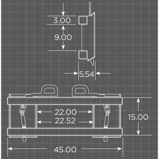 Loflin Fabrication Skid Steer 3 Point Adapter Hitch Quick Attach
