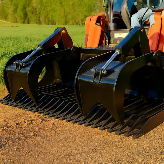 Loflin Fabrication XHD Rock Bucket Grapple