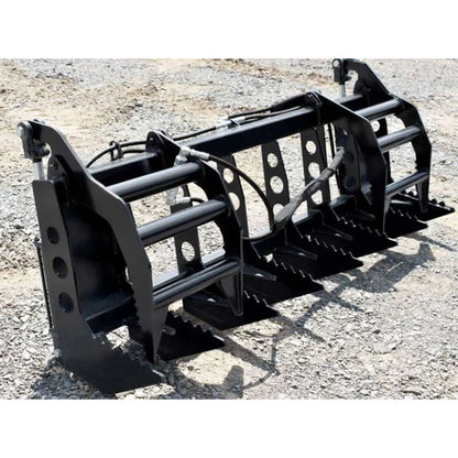 Loflin Fabrication Vertical Root Grapple for Compact Tractor