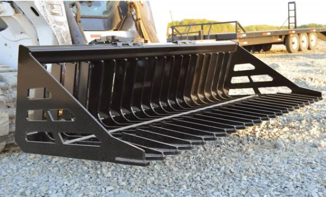 Loflin Fabrication Skid Steer Rock Bucket