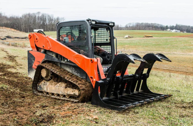 Loflin Fabrication Skid Steer Standard Duty Root Grapple