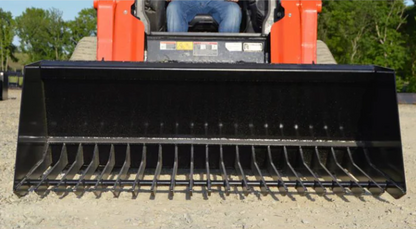 Loflin Fabrication Skid Steer 72" Manure Cake Bucket