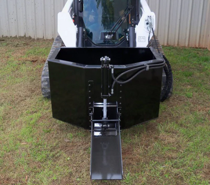 Loflin Fabrication Skid Steer Hydraulic Concrete Bucket