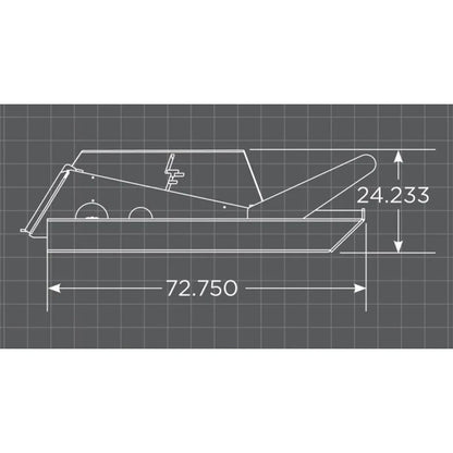 Loflin Fabrication Open Front Skid Steer Brush Cutter