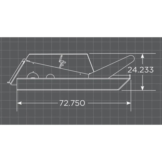 Loflin Fabrication Open Front Skid Steer Brush Cutter