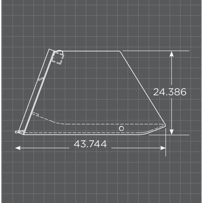 Loflin Fabrication Skid Steer 72" Manure Cake Bucket